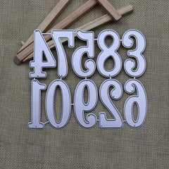 Numbers 0-9 Metal Cutting Dies 2 Inch Scrapbooking DIY Craft