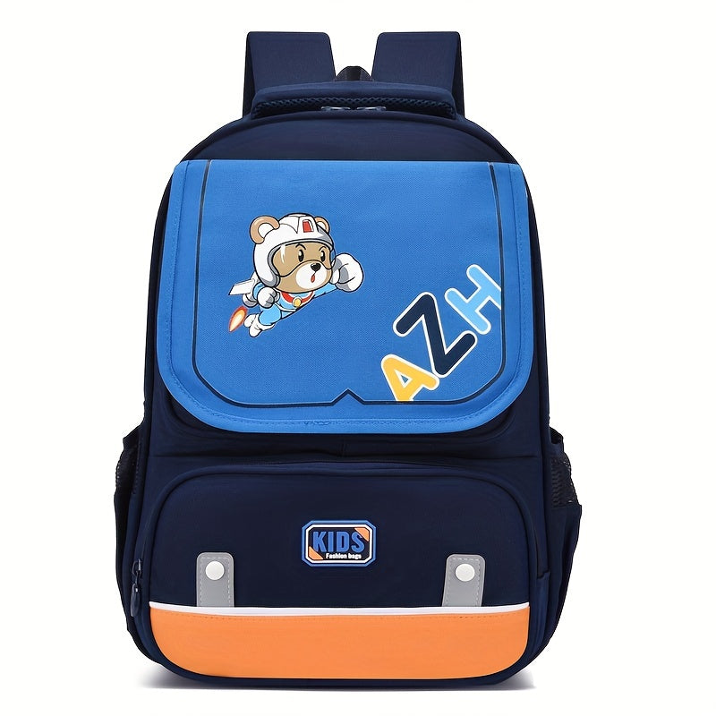 Kids Cartoon Schoolbag - Large Capacity Backpack
