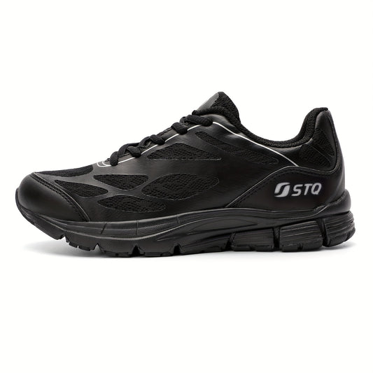 Women's Arch Support Tennis Shoes Lace Up Walking Shoes Non slip Comfort