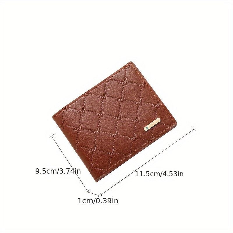 Men's Short Wallet Card Holder Bifold Wallet