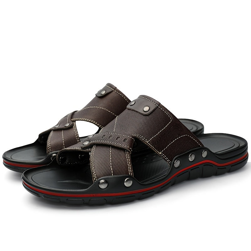 Men's Lightweight Slides Slippers House Shoes Comfortable Non Slip Sandals