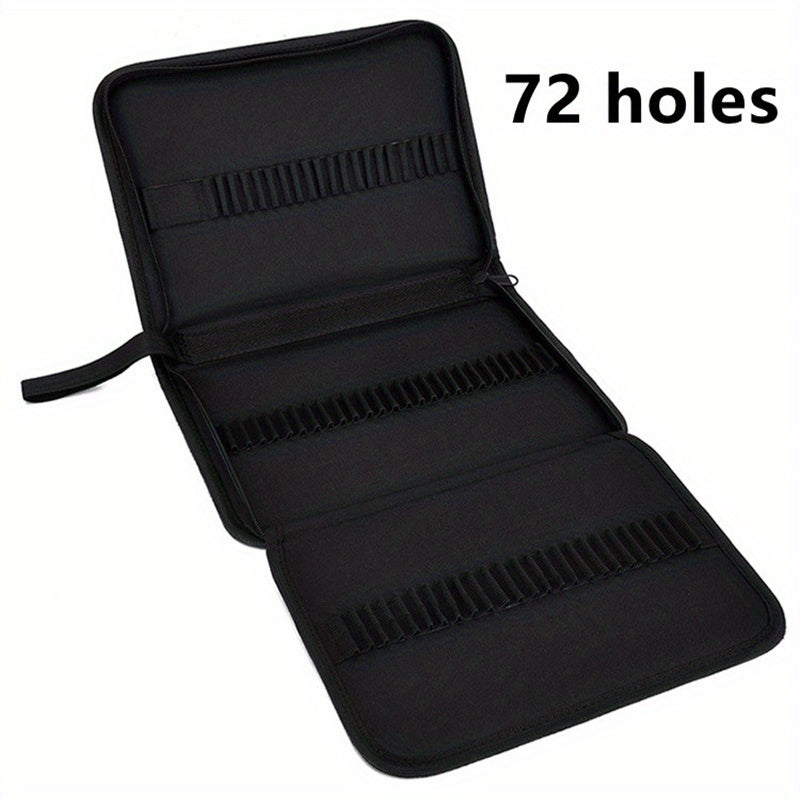 36 48 72 Slot Pencil Pouch Portable & Durable Case for School College Office