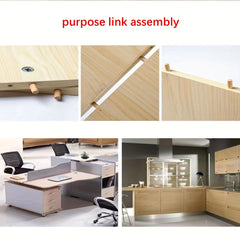 100pcs Wooden Dowel Pins for DIY Craft Projects Three Sizes 0.61X3.99 Cm