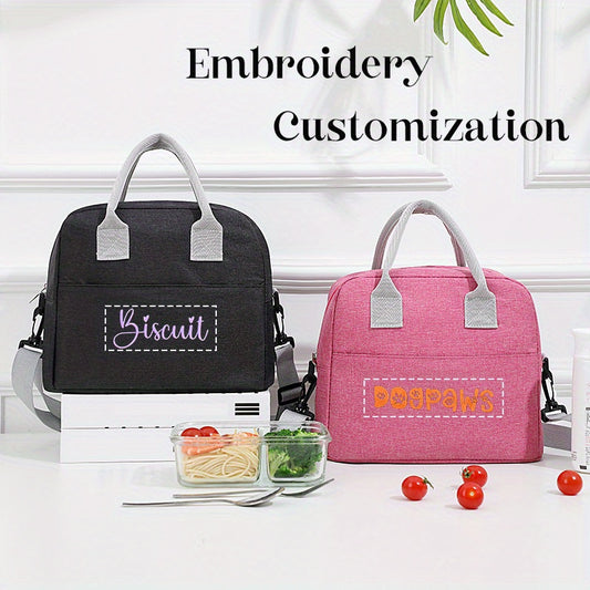 Personalized Insulated Lunch Bag Waterproof Lightweight with Handle