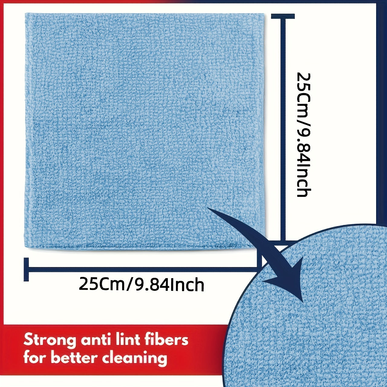 Microfiber Flat Towel Set - Quick Drying Absorbent Soft