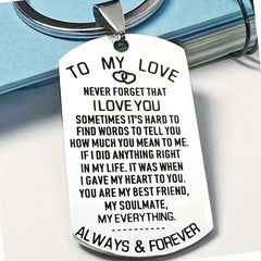 To My Love Keychain - Ideal Gift for Special Occasions