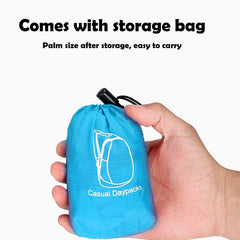 15L Lightweight Packable Backpack Foldable Ultralight Outdoor Folding Backpack