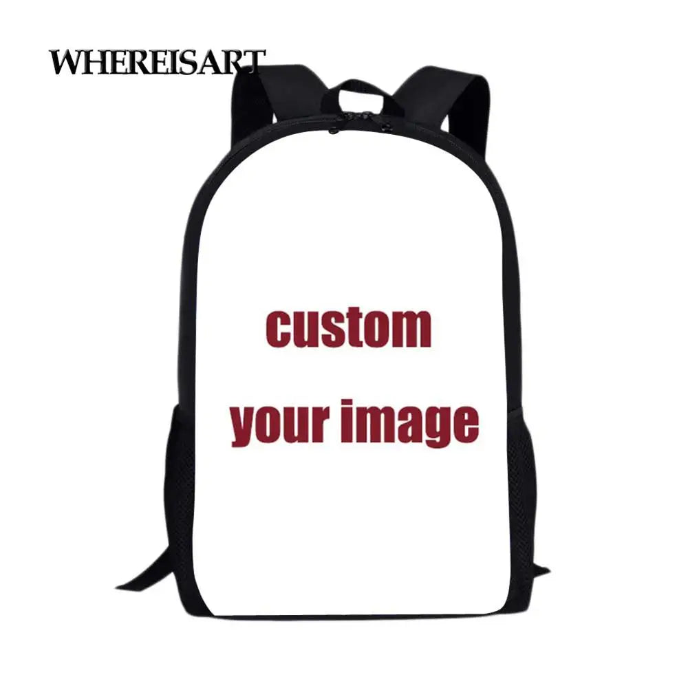 Cartoon Bulldog 3D Print Kids Backpack For Teenagers Boys Girls School Bags