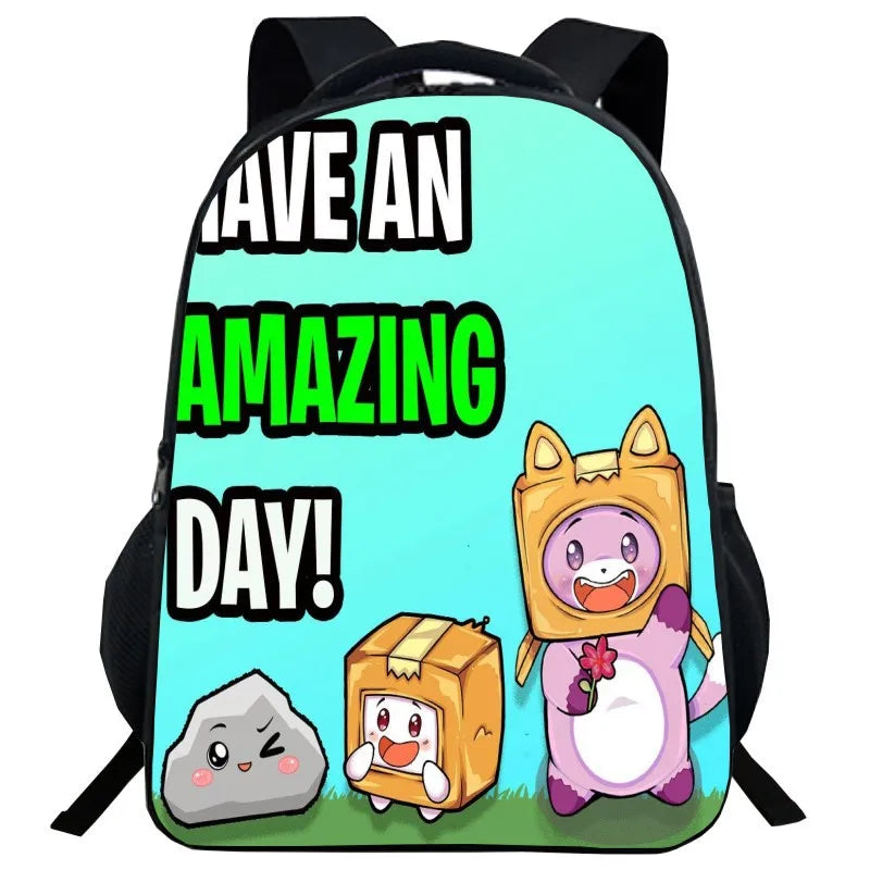 16 Inch Cartoon School Bags Backpacks For Boys Girls Kids Orthopedic