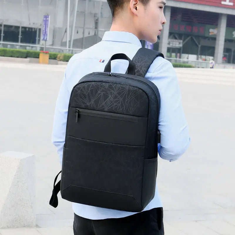 16 Inch Laptop Backpack USB Charging Men's Business Daypack