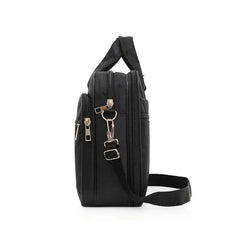 16 Inch Waterproof Black Business Messenger Bag