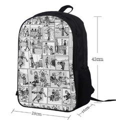 16 Inch Unisex Backpack for Teens Boys Girls School Bag Travel Bag
