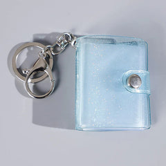 Mini Photo Album Keychain Small Instant Picture Albums Pendant ID Photo Storage
