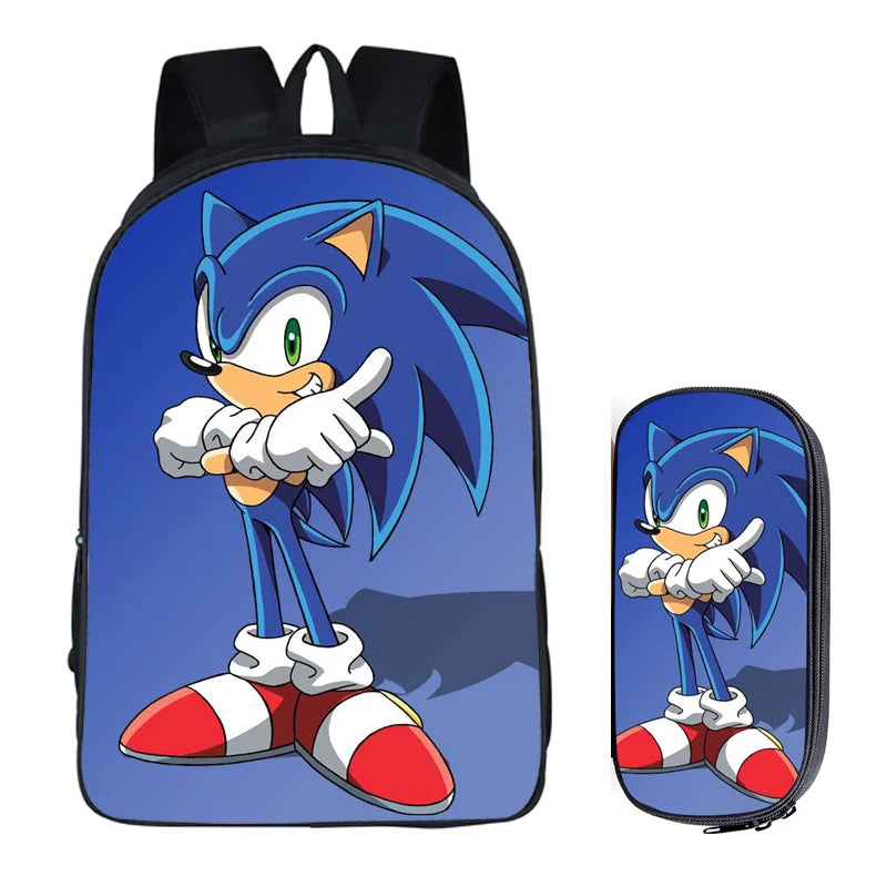 16 inch Kids Boy Backpack School Set with Pencil Bag