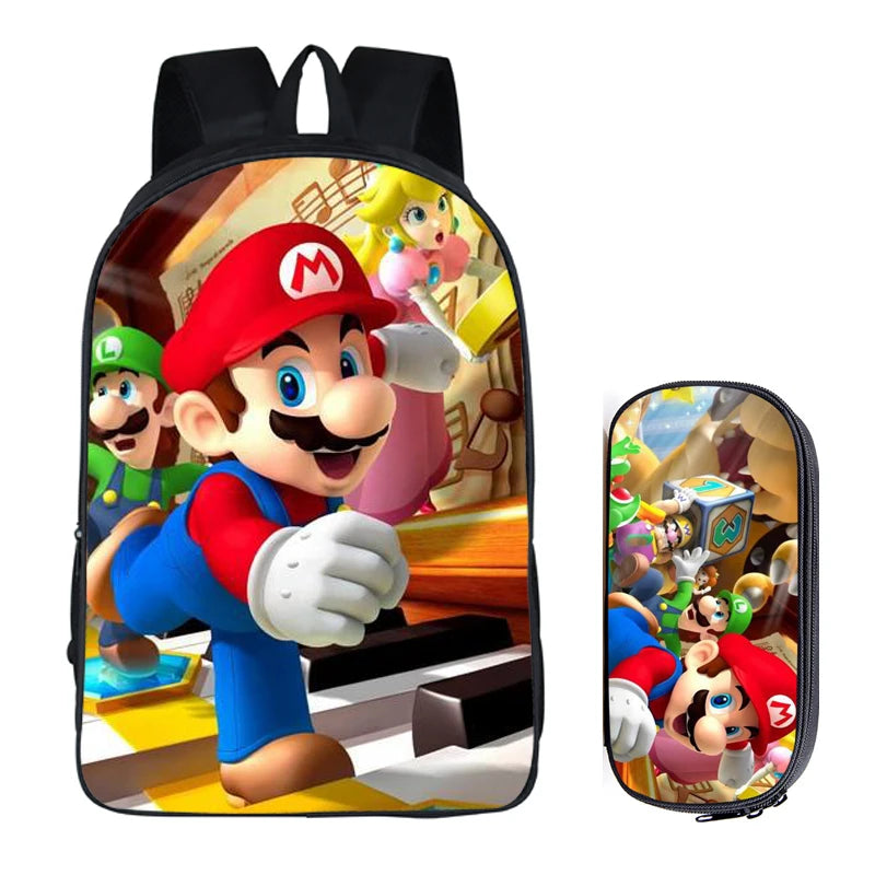 16 inch Kids Boy Backpack School Set with Pencil Bag
