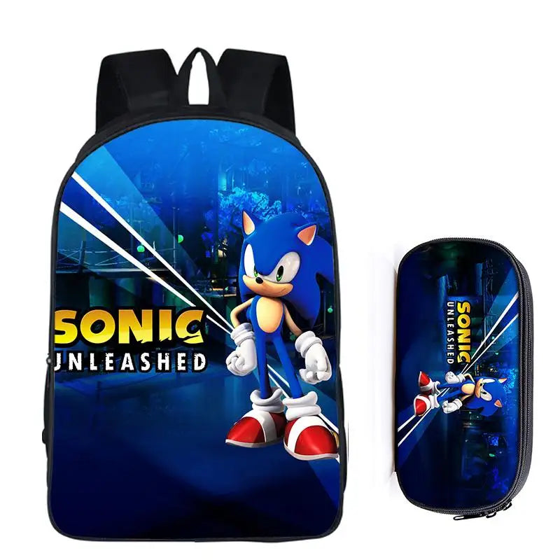 16 inch School Bag for Kids Boys Girls Backpack Children School Sets Pencil Bag
