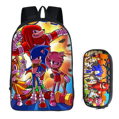 16 inch School Bag for Kids Boys Girls Backpack Children School Sets Pencil Bag