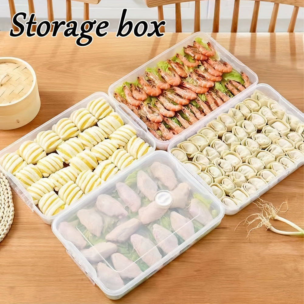 1pc Dumpling Box Quick Freeze Food Storage Tray