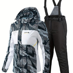 Snowflake Print Ski Set - Women's Activewear