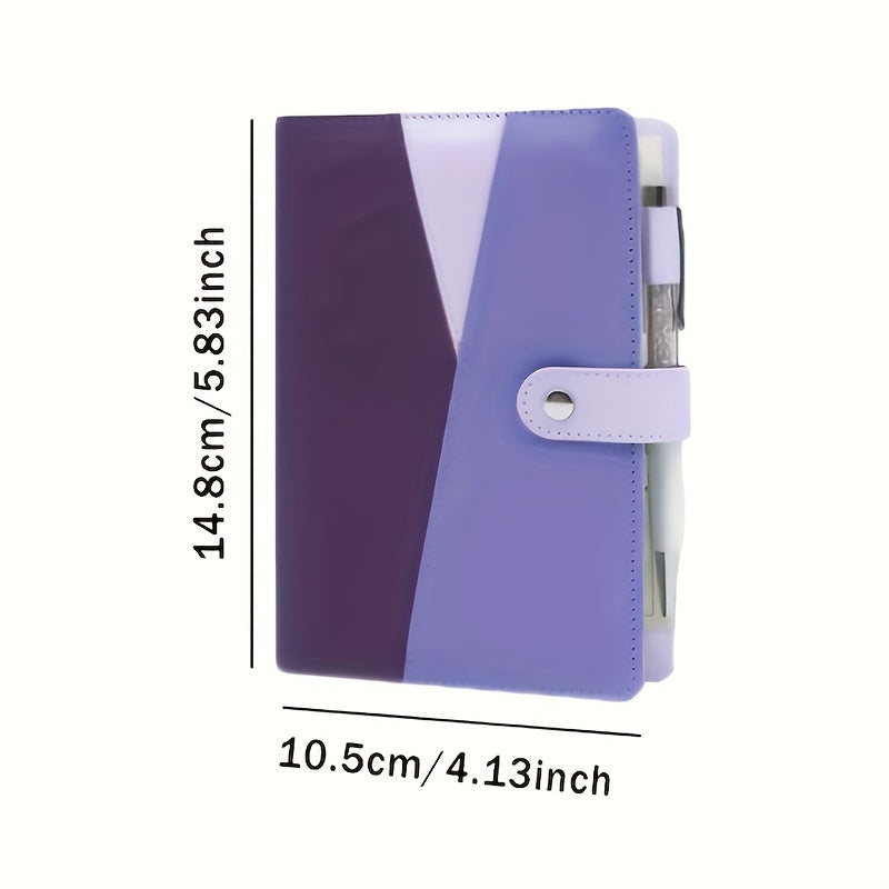 A6 Budget Binder with 8 Cash Envelopes, 40 Pages, 200 Markers, 2 Stickers