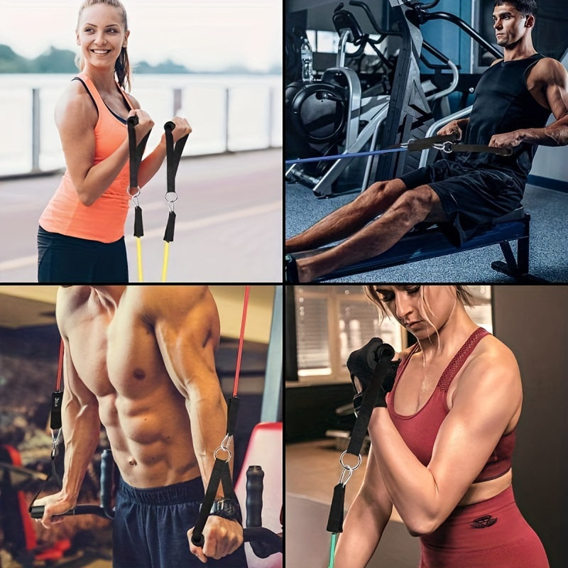 11pcs Strength Training Tension Rope Set for Chest Expansion Body Shaping