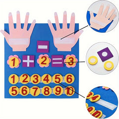 Felt Finger Math Numbers Hanging Ring 3 Year Old Felt Board Math Multiplication