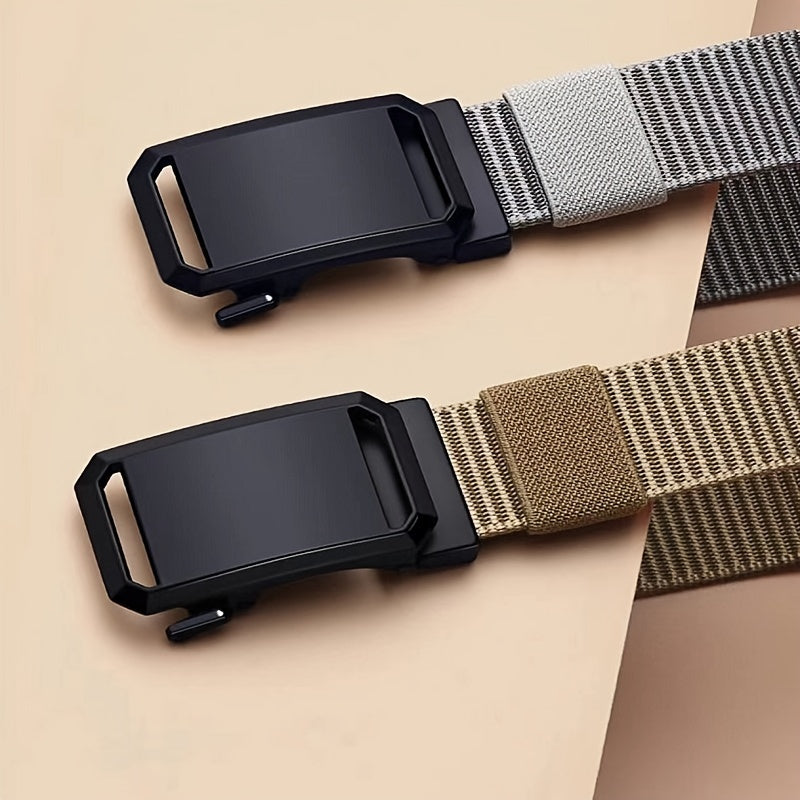 Thickened Belt With Alloy Automatic Buckle Men's Belt