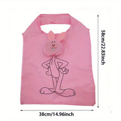 Reusable Shopping Bag Cartoon Animal Eco Friendly Portable Supermarket Shopping