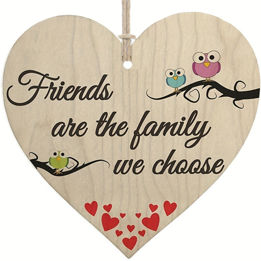 Friends Are The Family We Choose Doorplate Decoration