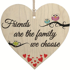 Friends Are The Family We Choose Doorplate Decoration