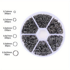 6 Sizes Open Jump Rings 4mm 5mm 6mm 7mm 8mm 10mm Jewelry Making Accessories