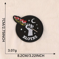 3pcs Boys Butterfly Embroidery DIY Patch Clothes Backpack Decoration