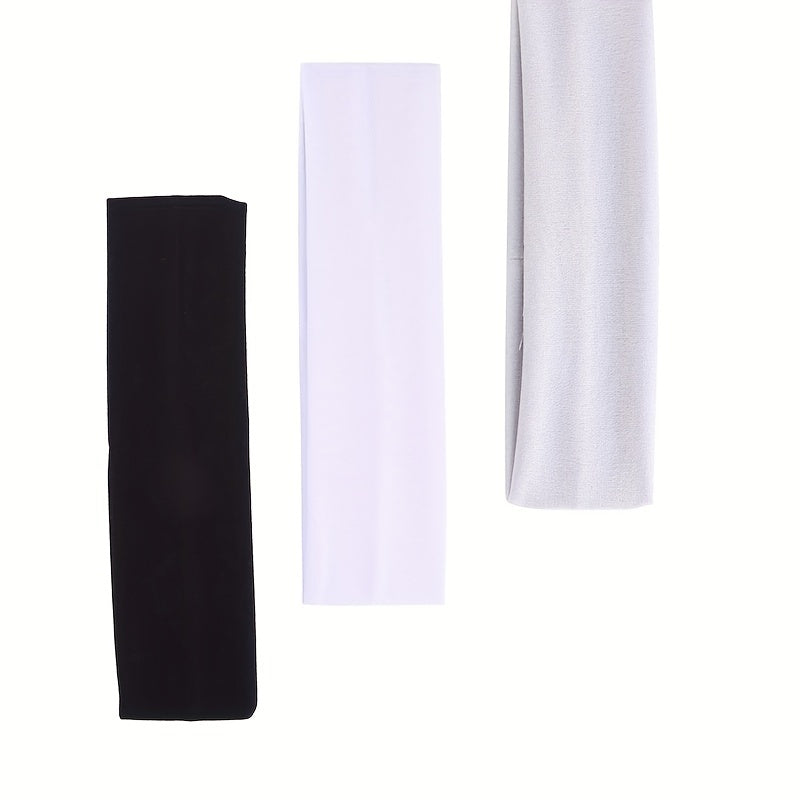 3pcs Yoga Elastic Hair Band Headband Set Hair Accessory