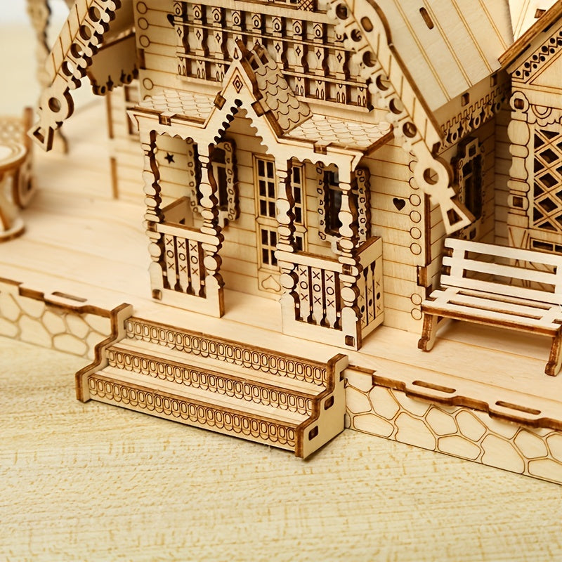 3D Wooden Architectural Model Decoration Gift