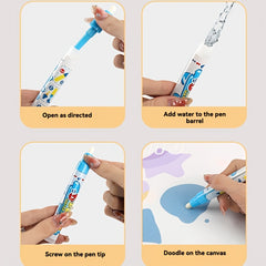 Watercolor Canvas Painting Mat Educational Toy Set