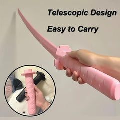 Telescopic Samurai Sword COS Swing Sword Long Sword Decompression