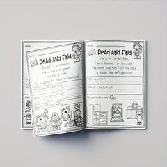 Interactive Halloween & Thanksgiving Reading Comprehension Worksheets