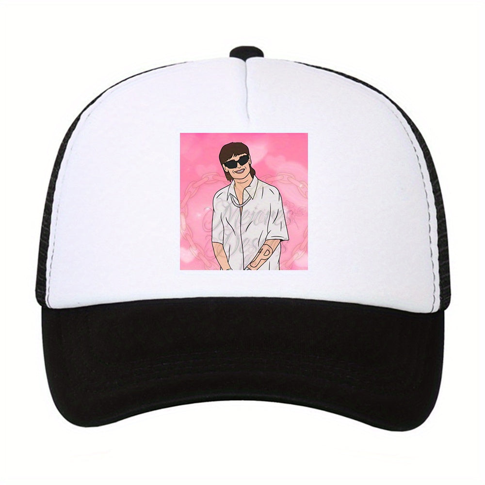 Men's Hip Hop Baseball Cap Sunscreen Mesh Trucker Hat
