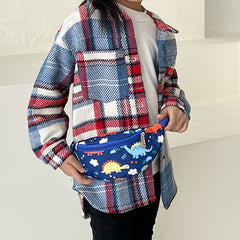 Cartoon Unicorn Dinosaur Kids Waist Bag
