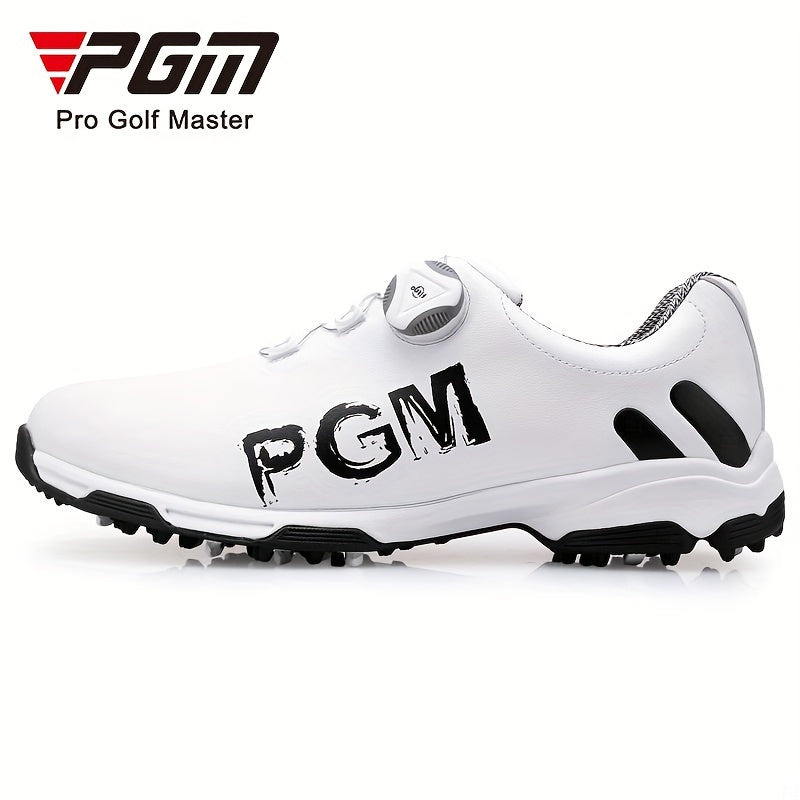 PGM Men's Spiked Golf Shoes Breathable Non Slip