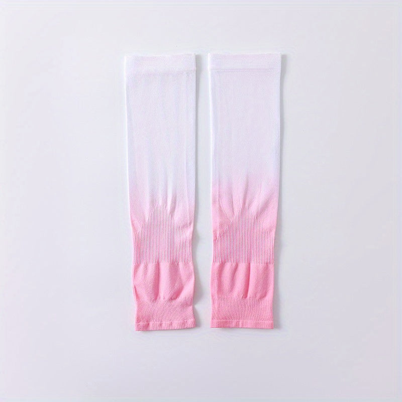 Gradient UV Protection Ice Sleeve for Summer Outdoor Driving Cycling Gloves