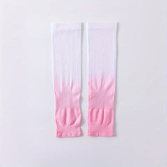 Gradient UV Protection Ice Sleeve for Summer Outdoor Driving Cycling Gloves