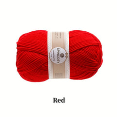 6pcs 4 Strand Wool Acrylic Fabric for DIY Arts Crafts Sewing Party Supplies