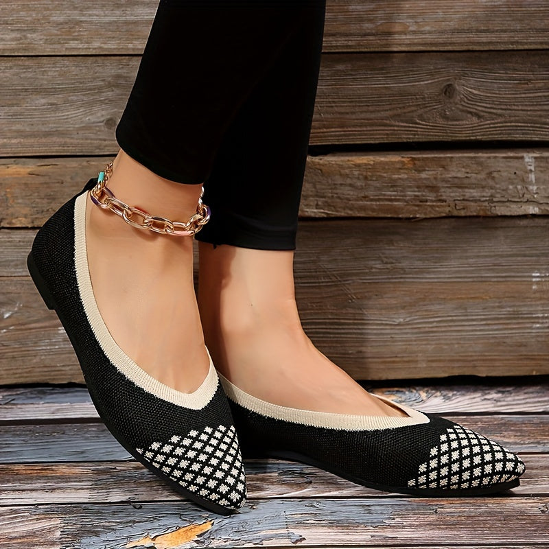 Women's Breathable Flat Casual Shoes Lightweight Walking Shoes