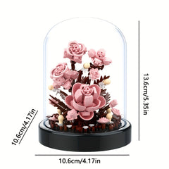 Immortal Bouquet Champagne Rose Family Desktop Decoration