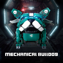 Mechanical Bulldog Building Blocks Flexible Joints & Wings Home Decoration Gift