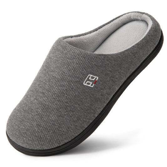 Men's Coral Fleece Lining Memory Foam Slipper
