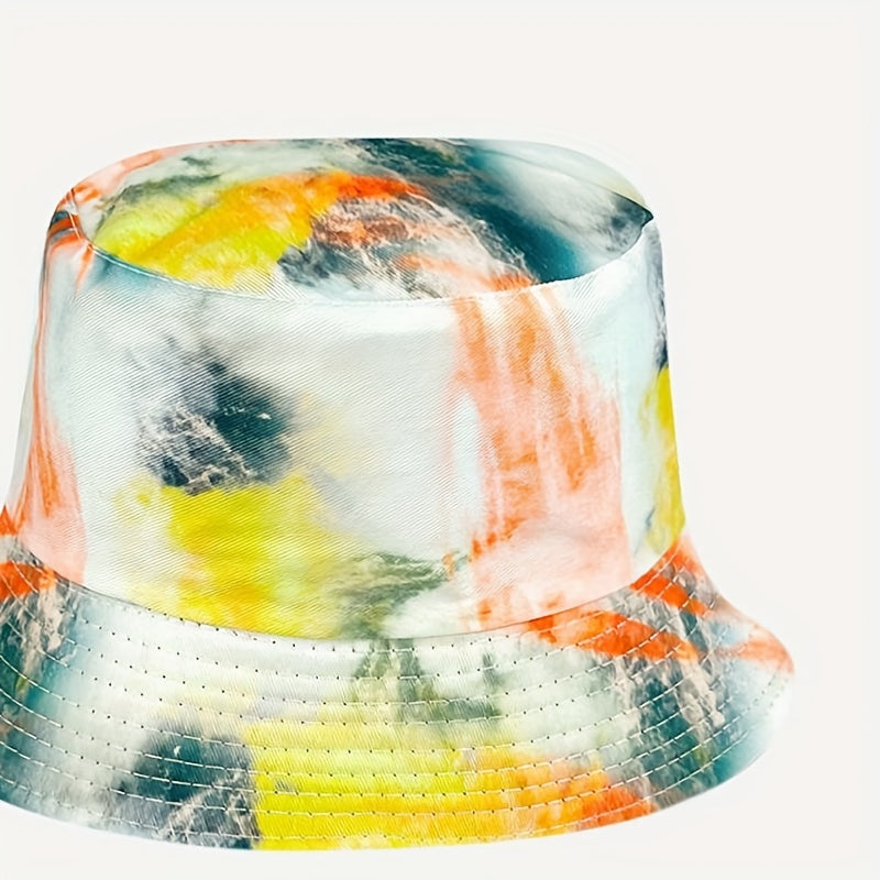 Tie Dye Fisherman's Hat Vintage Print Sunshade Outdoor Fishing