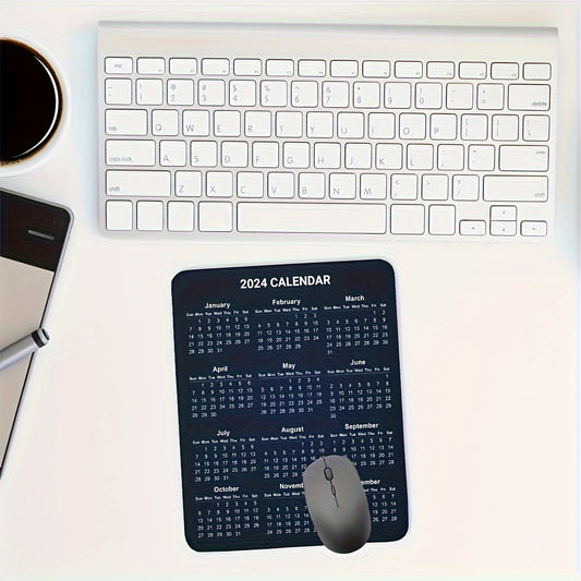 HD Calendar Mouse Pad Non-slip Rubber Mouse Mat