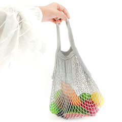 Reusable Mesh Grocery Bag with Strap for Fruit & Vegetable Shopping